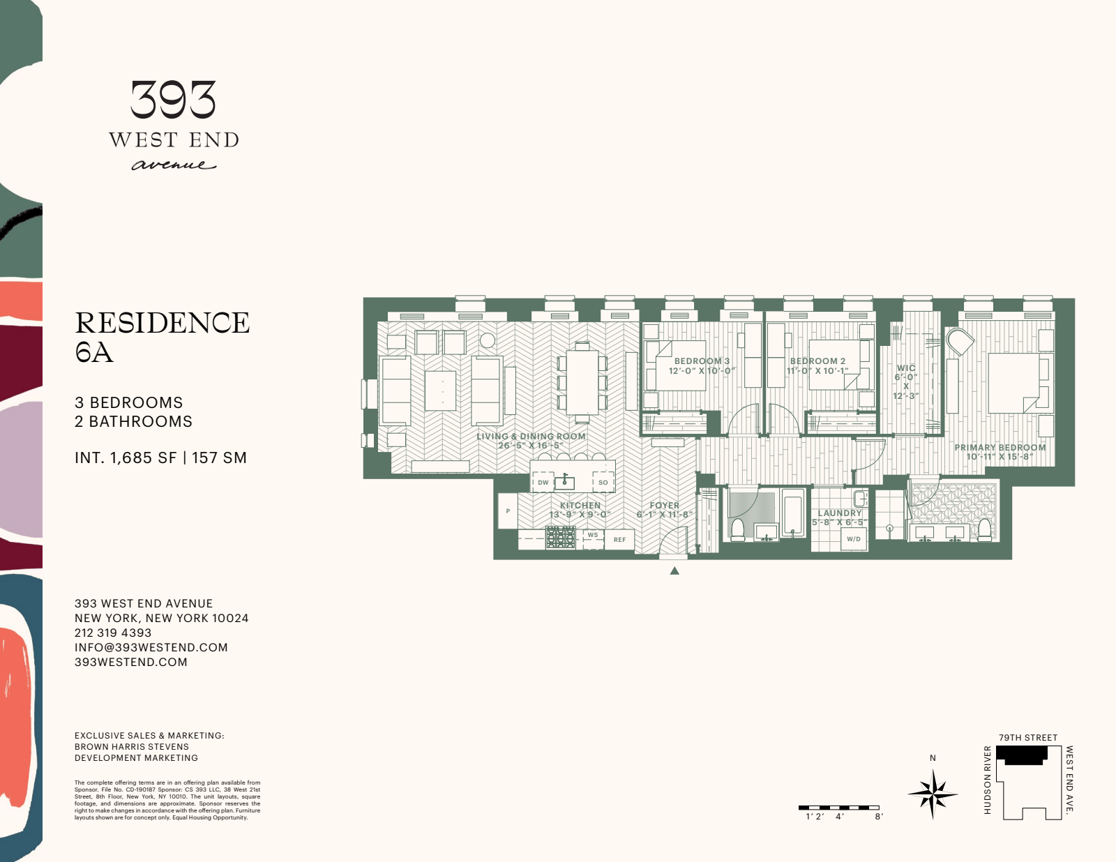 Floorplan for 393 West End Avenue, 6A