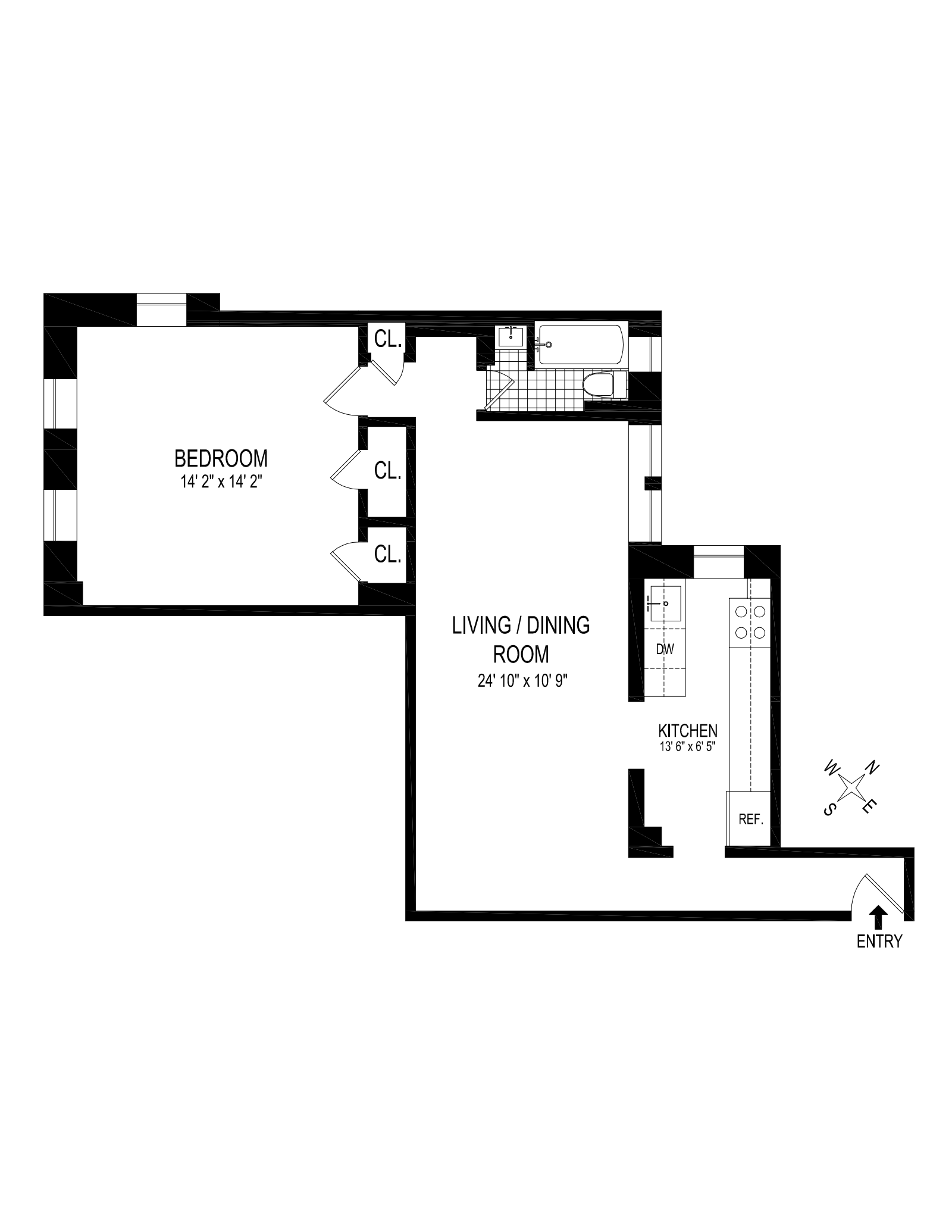 Floorplan for 807 Riverside Drive, AF