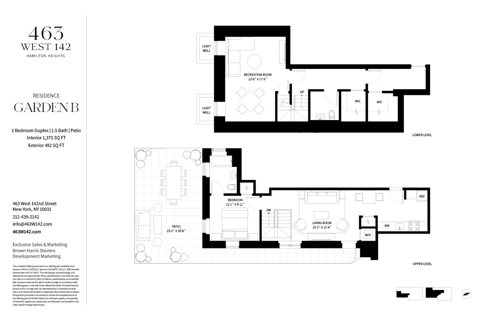 Floorplan for 463 West 142nd Street, GB