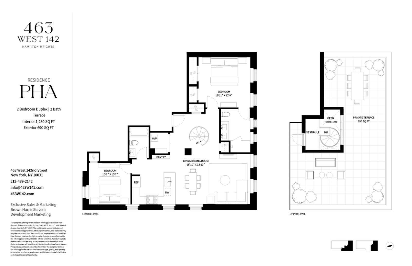 Floorplan for 463 West 142nd Street, PHA
