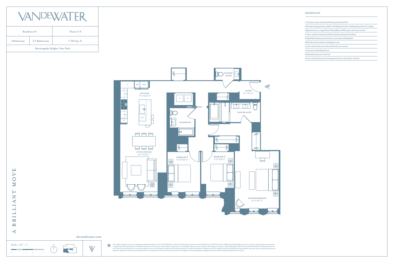 Floorplan for 543 West 122nd Street, 6H