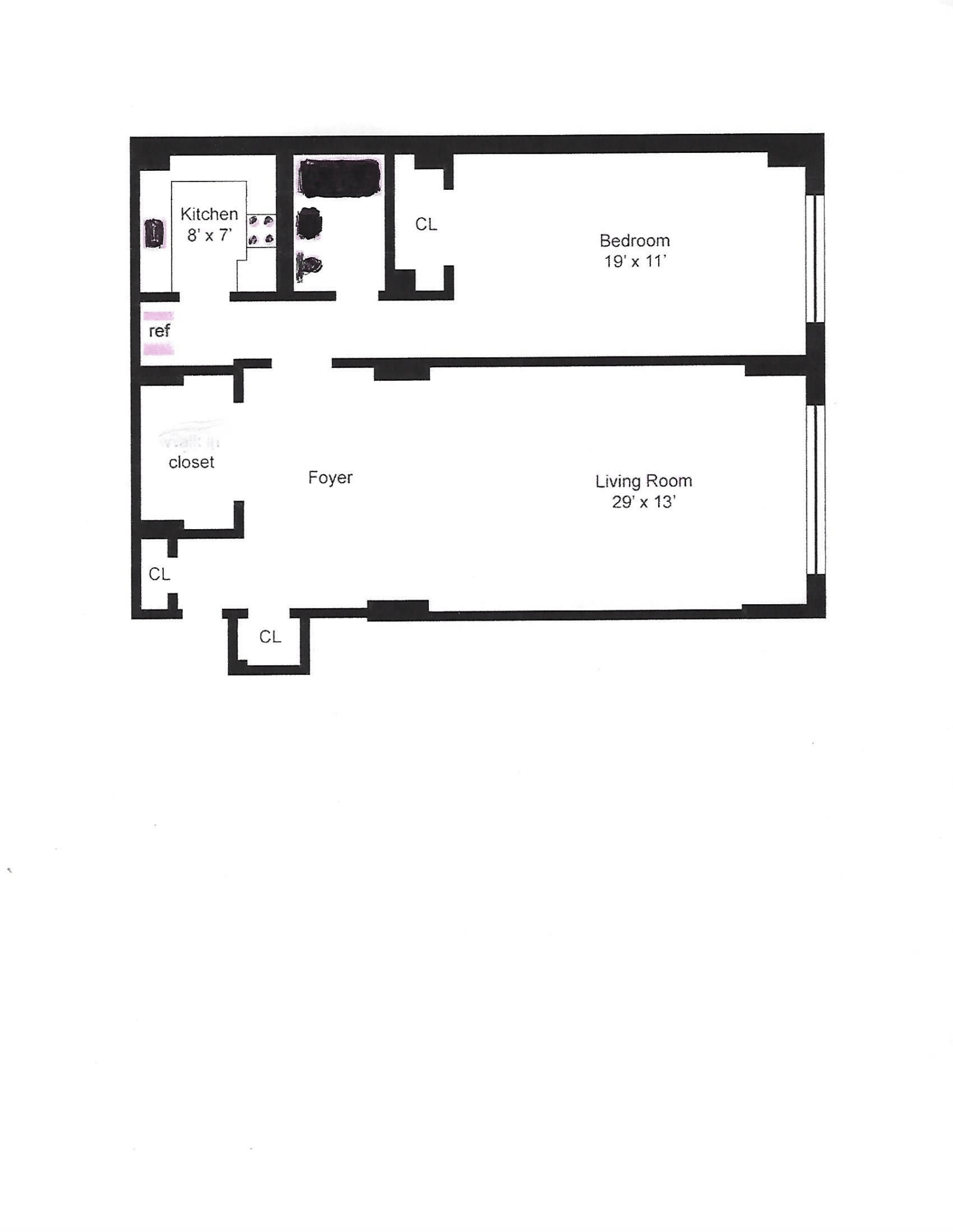 Floorplan for 440 East 62nd Street, 17G