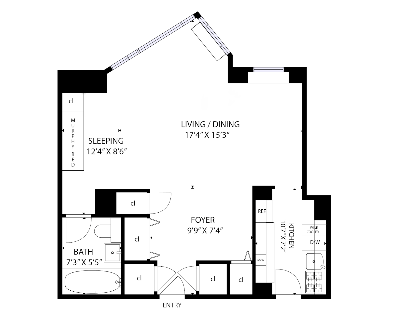 Floorplan for 60 Sutton Place South, 2MN