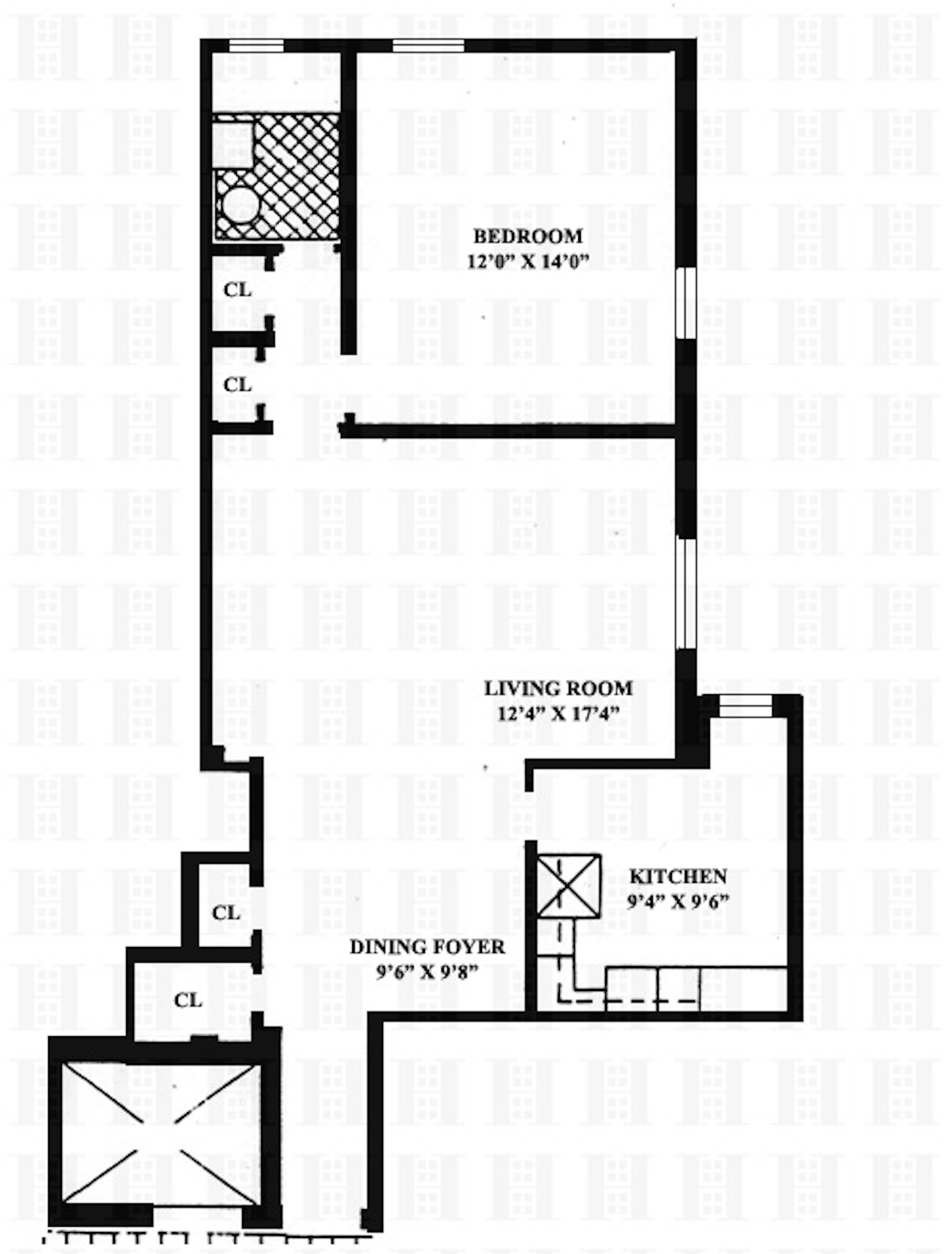 Floorplan for 5610 Netherland Avenue, 6B