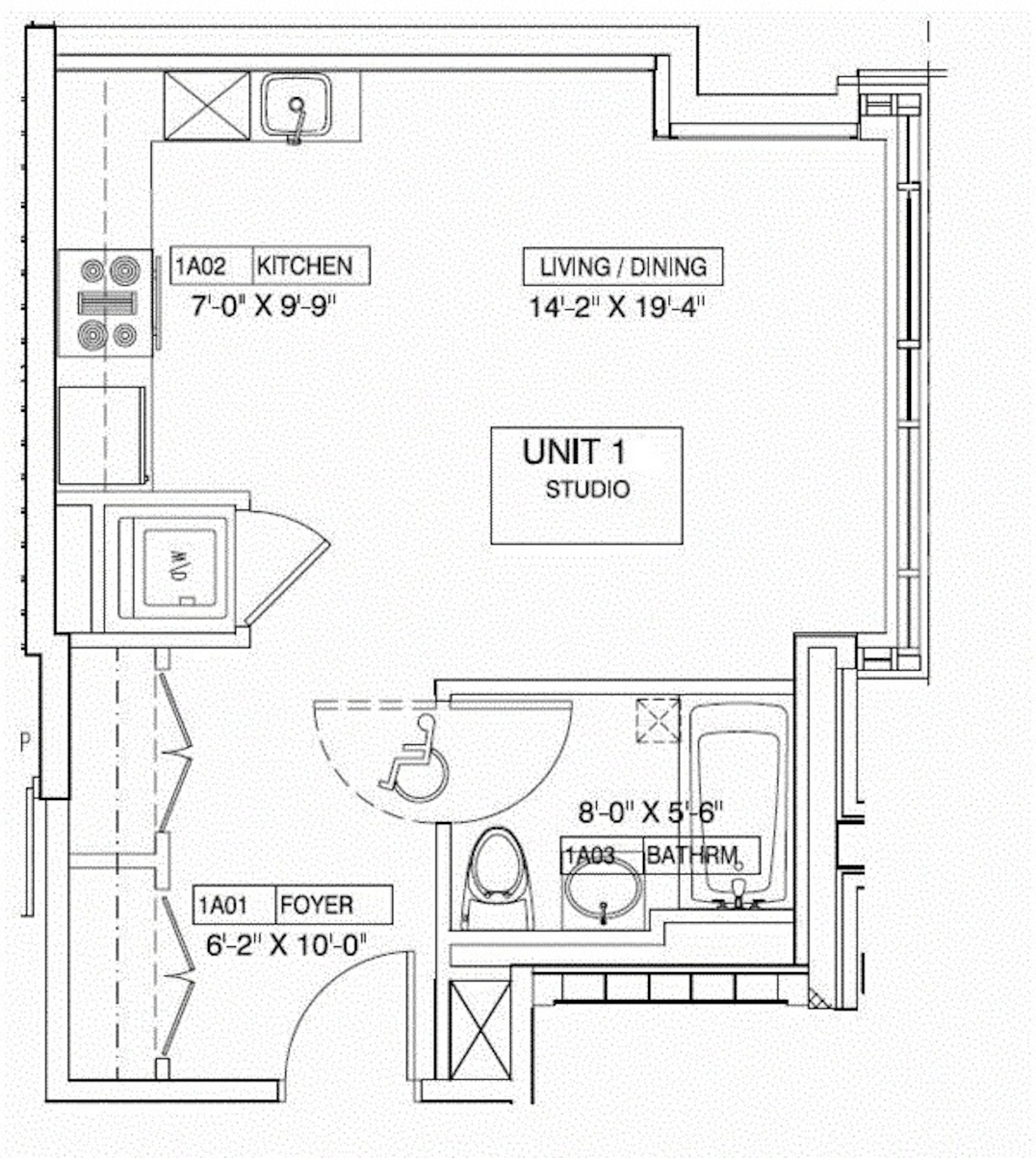 Floorplan for 659 Bergen Street, 1A