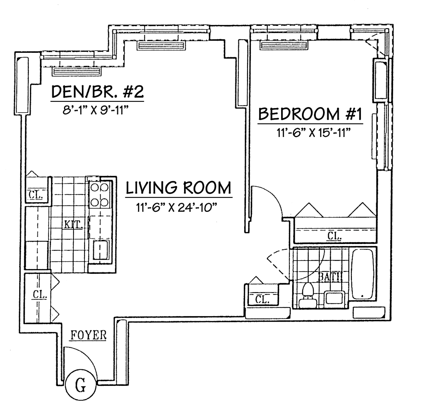 Floorplan for 4-74 48th Ave, 24G