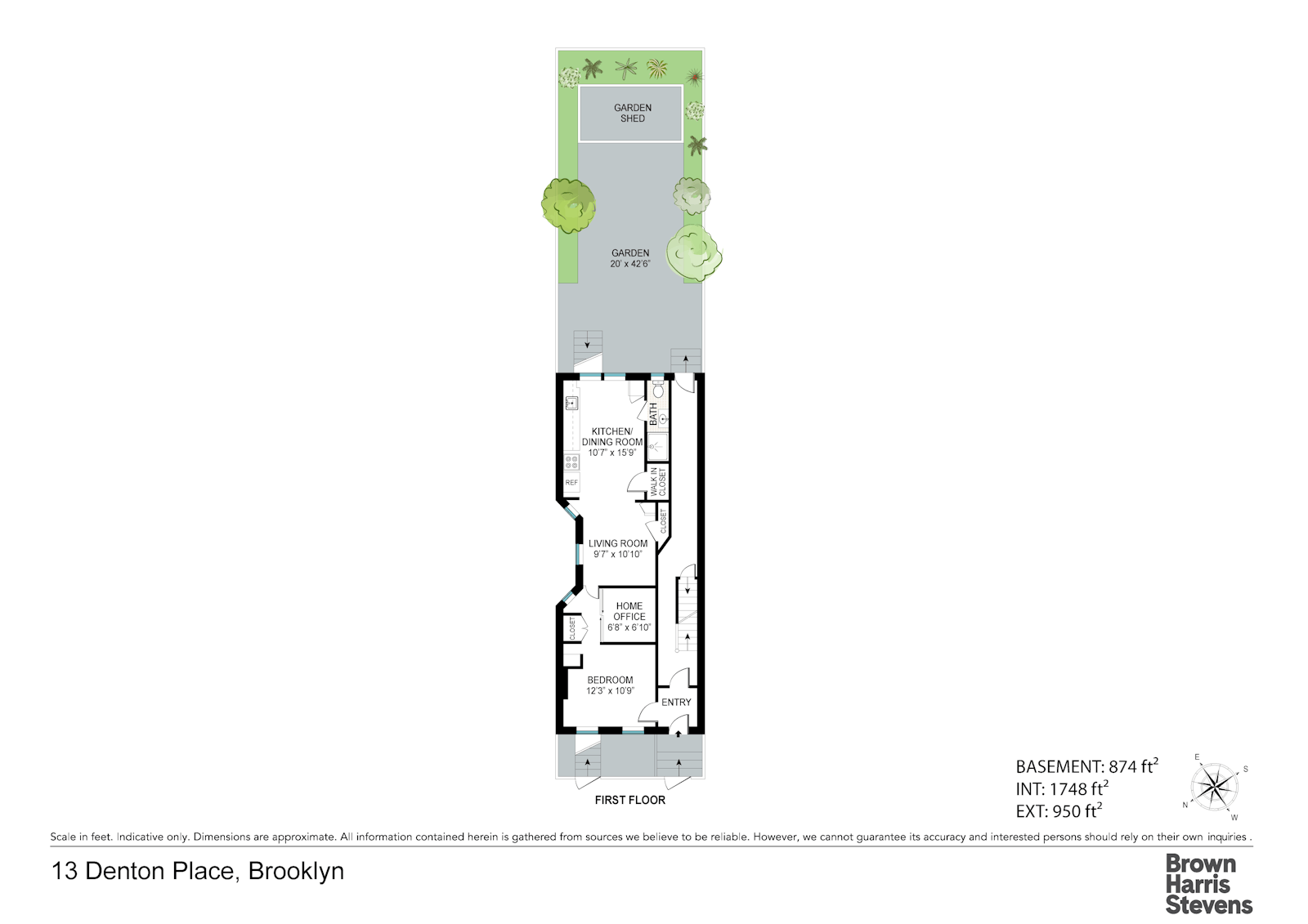 Floorplan for 13 Denton Place