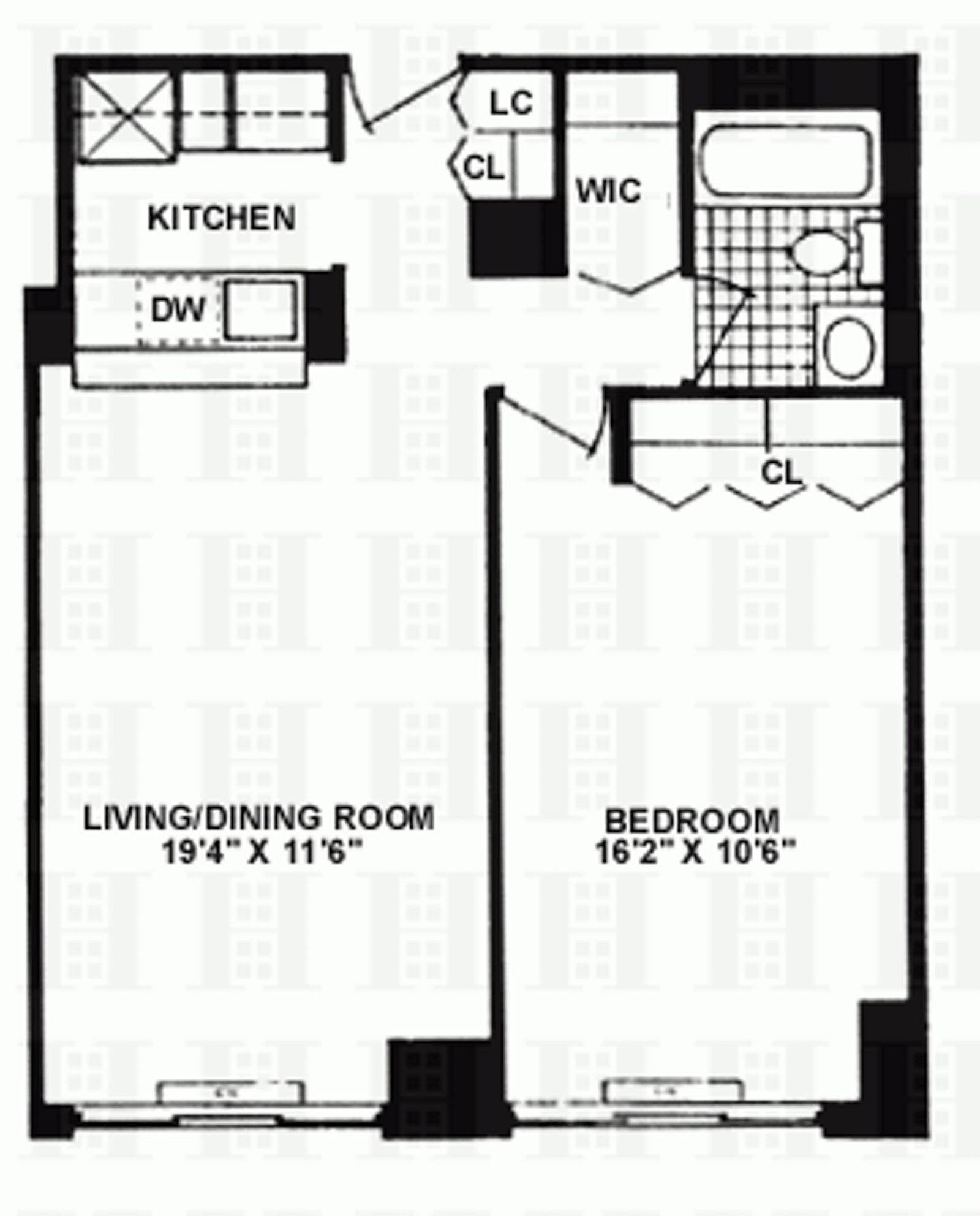 Floorplan for 5 East 22nd Street, 4N