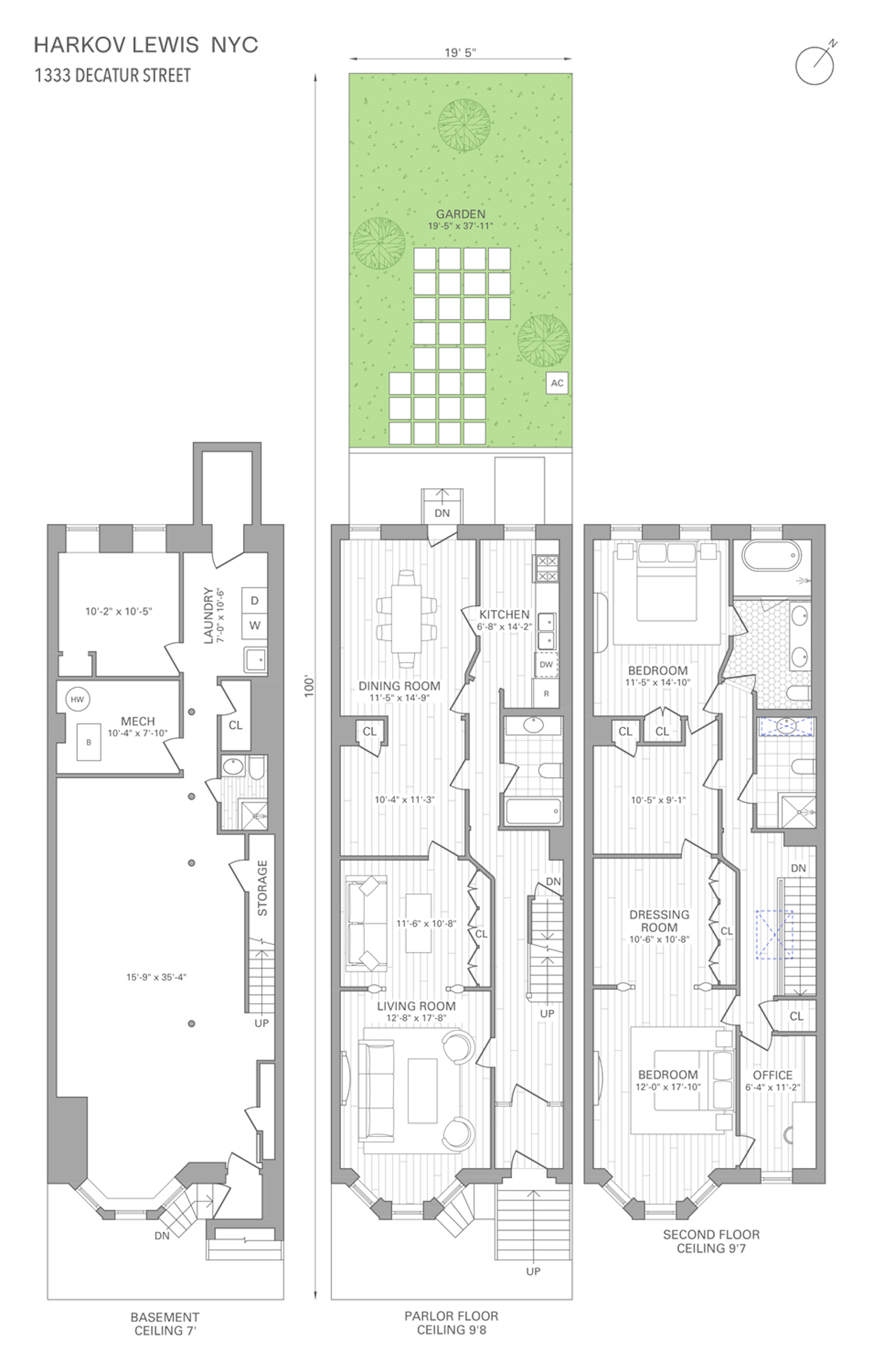 Floorplan for 1333 Decatur Street