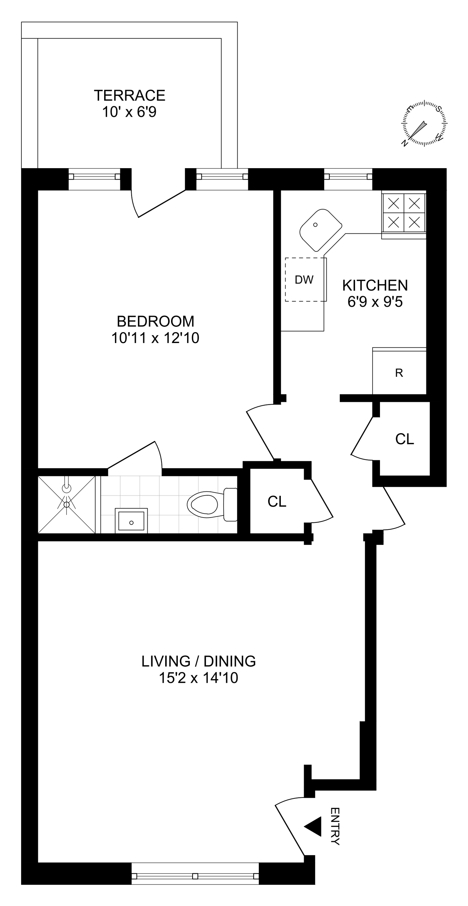 Floorplan for 21-23 32nd Street