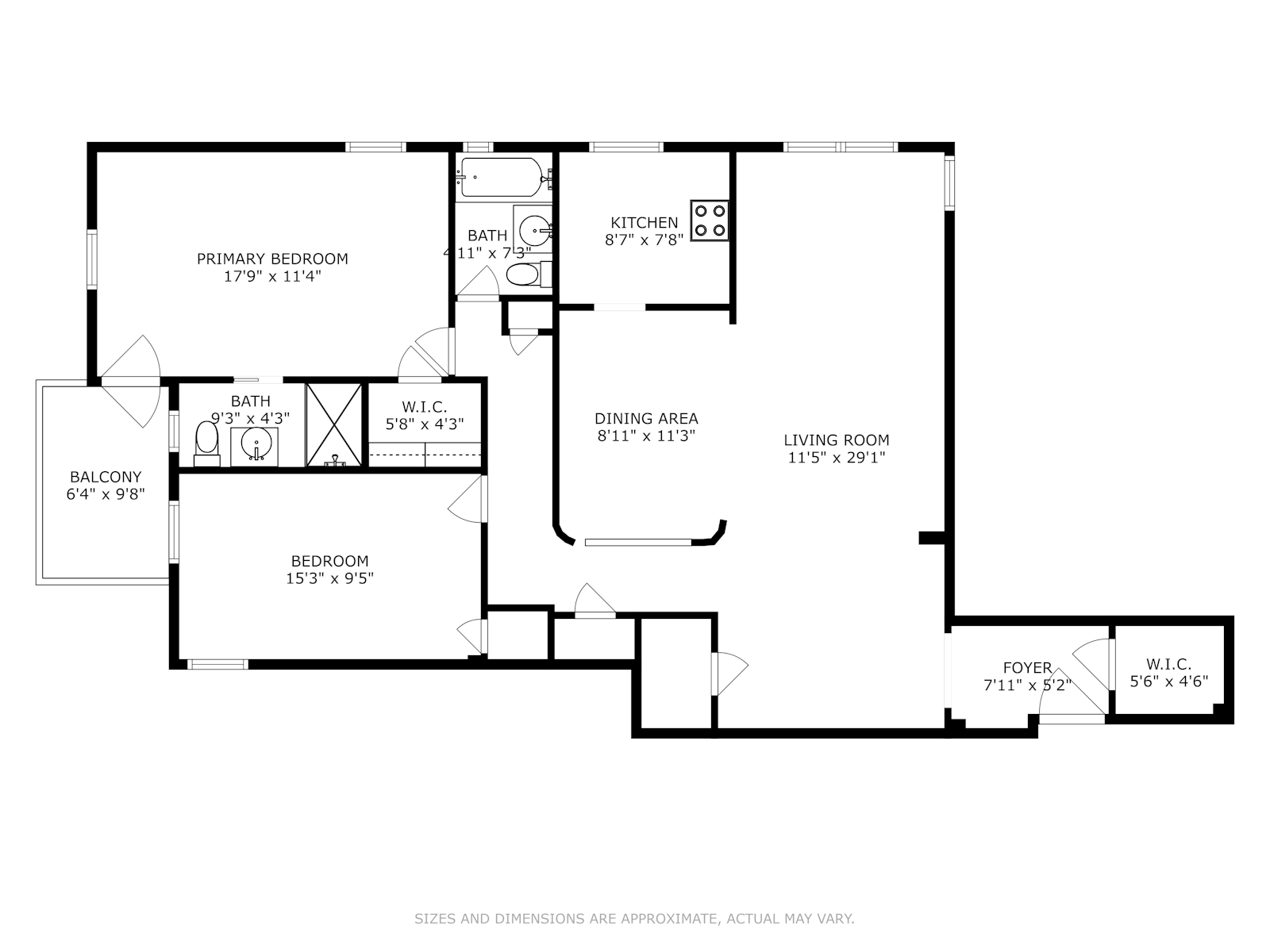 Floorplan for 68-61 Yellowstone Blvd, 715