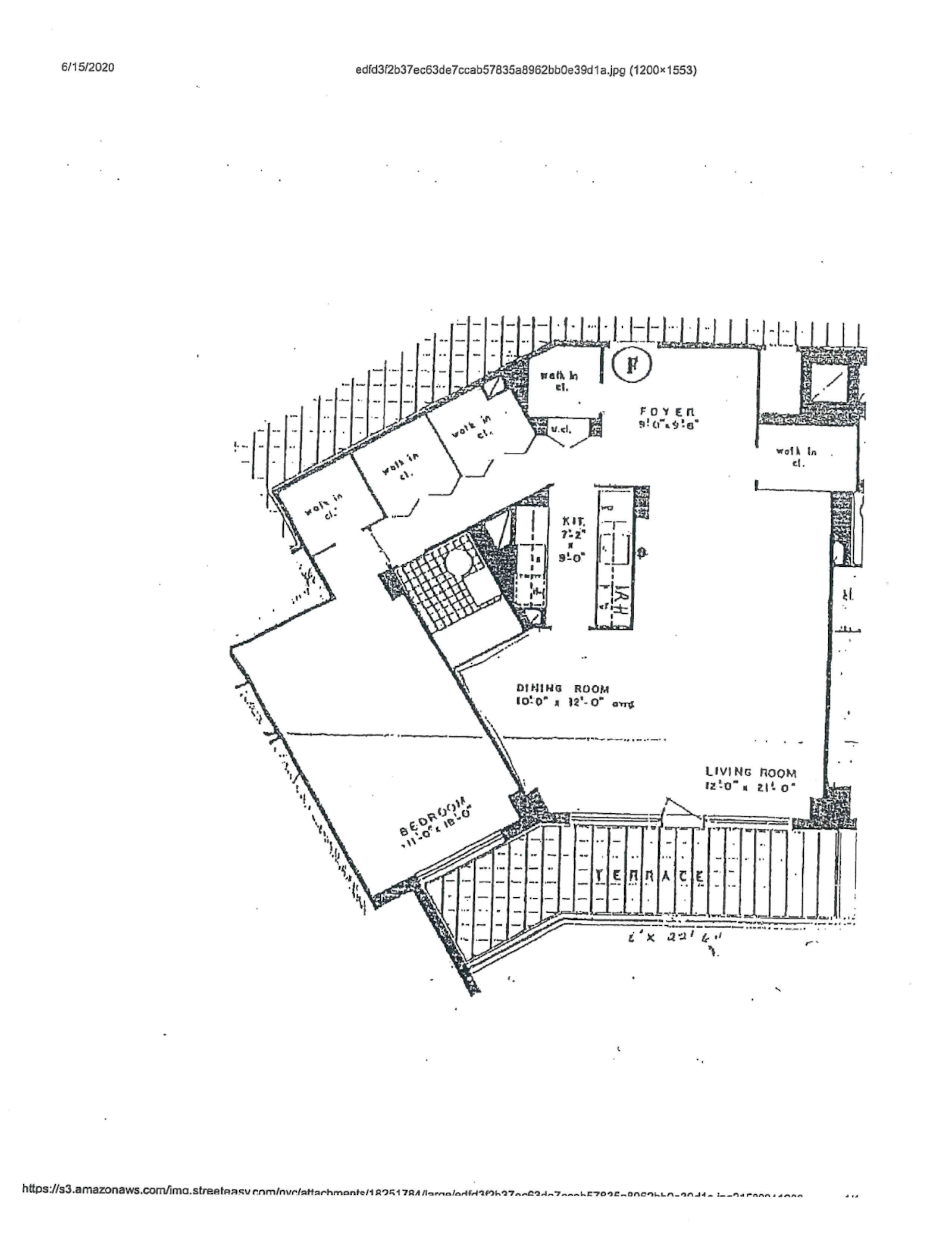Floorplan for 3777 Independence Avenue, 3F
