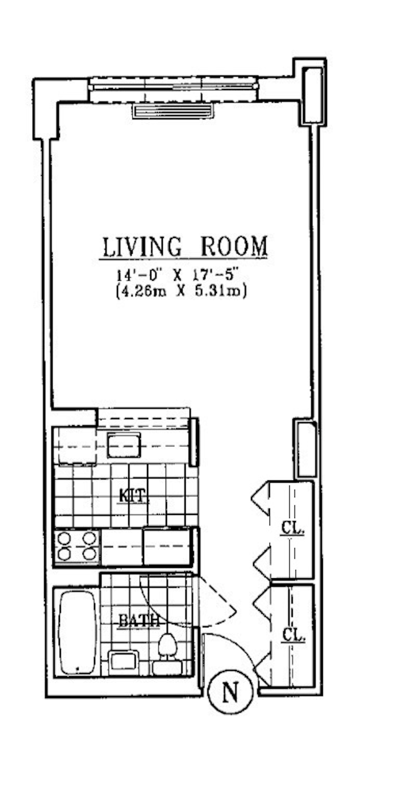 Floorplan for 4-74 48th Ave, 5N