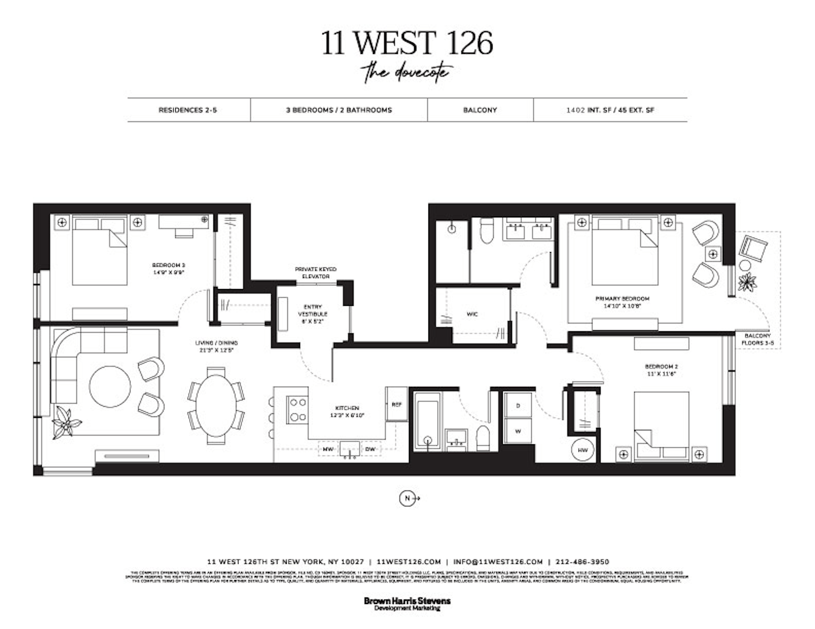 Floorplan for 11 West 126th Street, FLOOR5