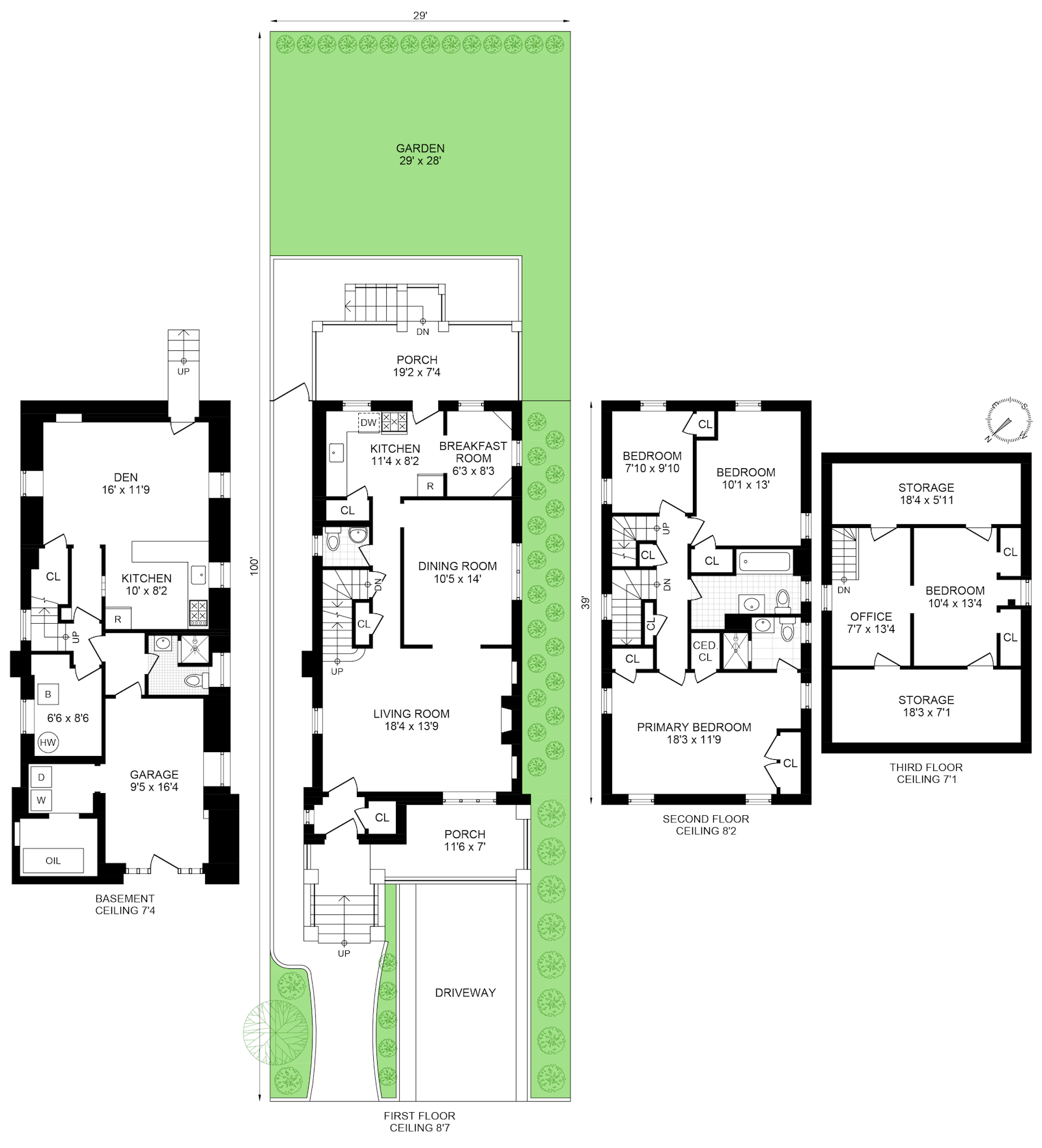 Floorplan for 3226 Tibbett Avenue