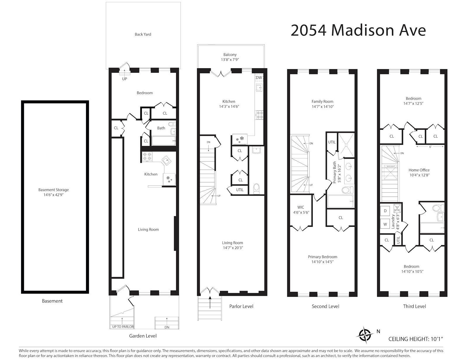 Floorplan for 2054 Madison Avenue