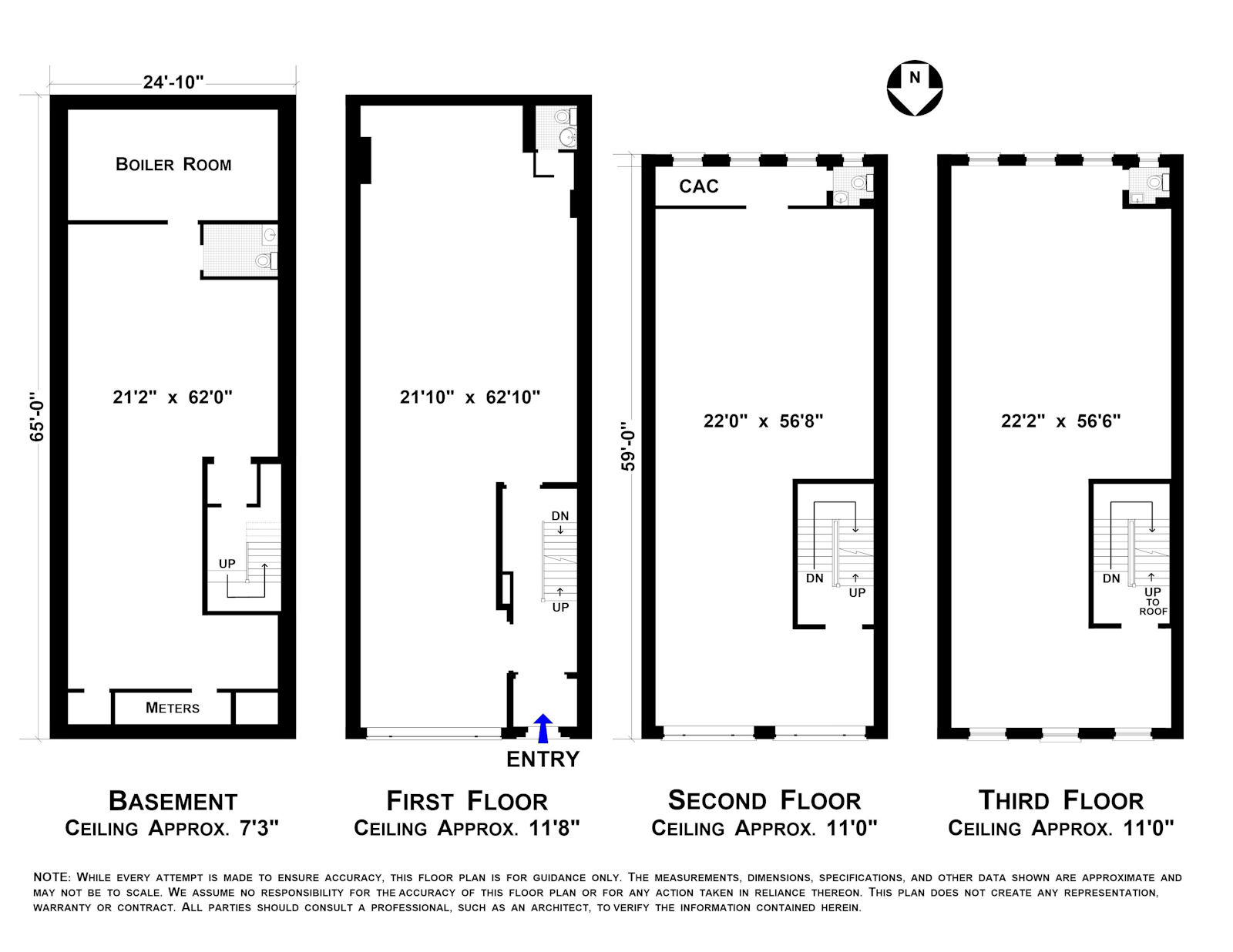 Floorplan for 205 West Houston Street