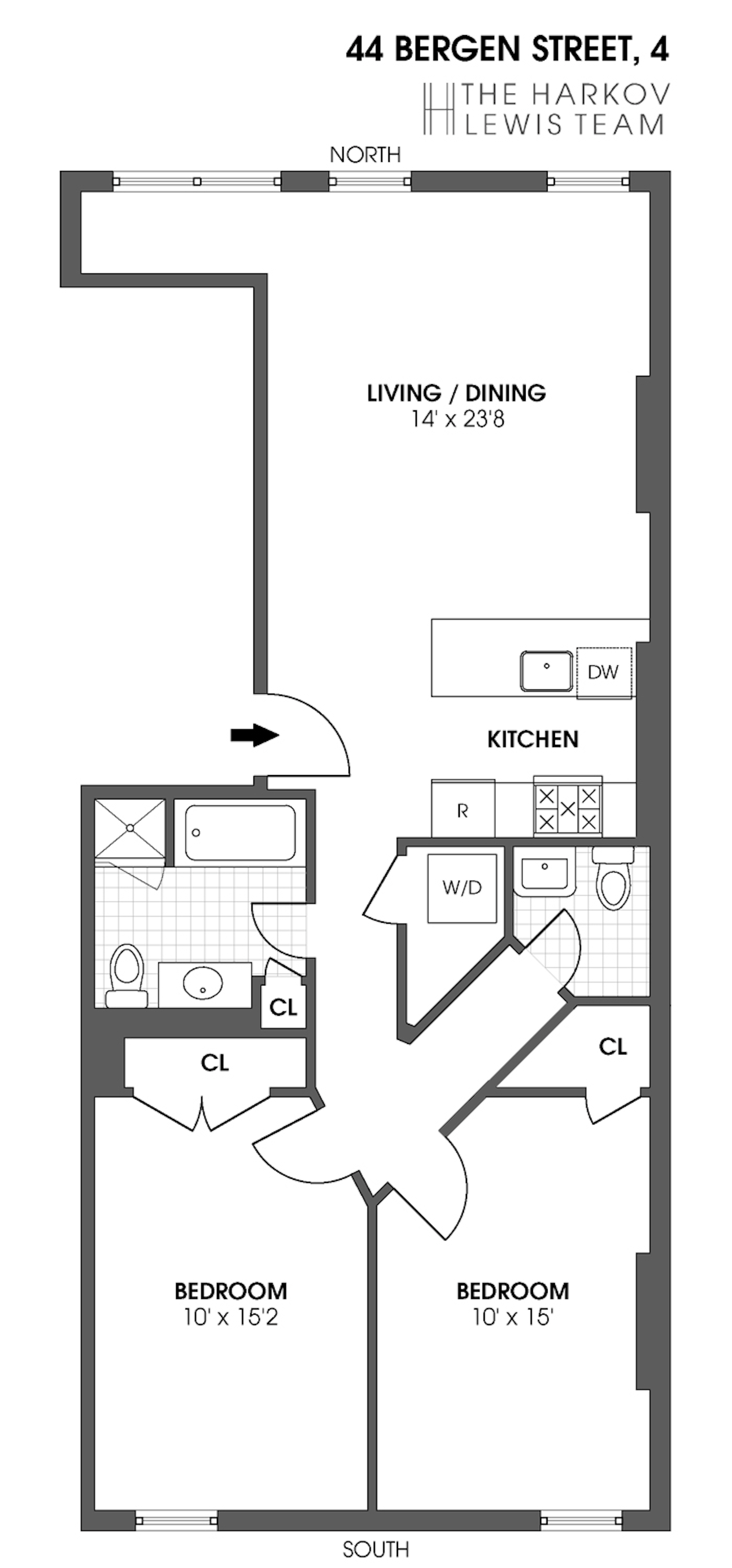 Floorplan for 44 Bergen St, 4