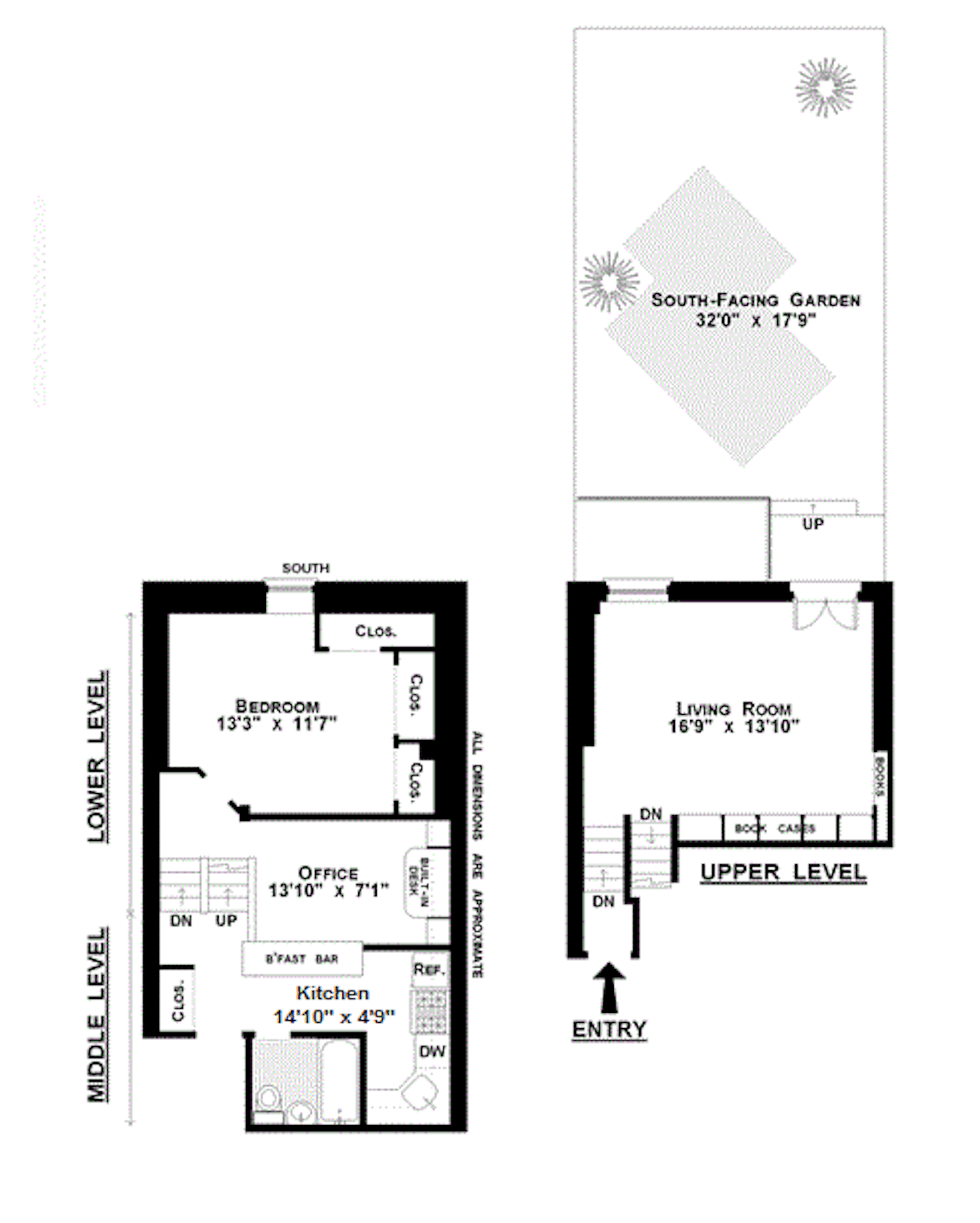 Floorplan for 142 West 82nd Street, 2