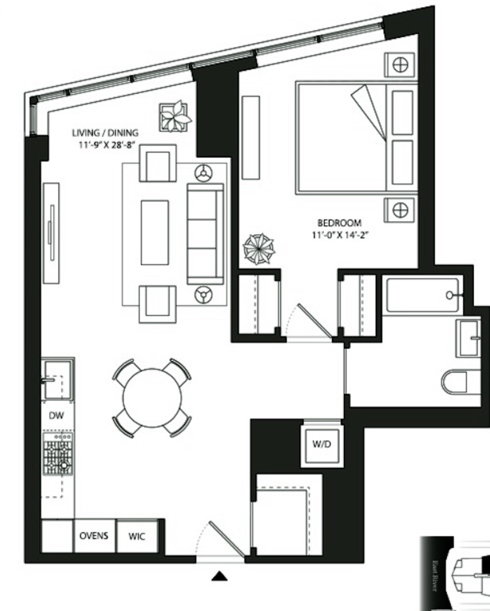 Floorplan for 21 India Street, 29B
