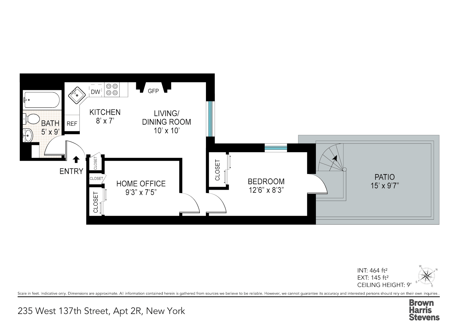 Floorplan for 235 West 137th Street