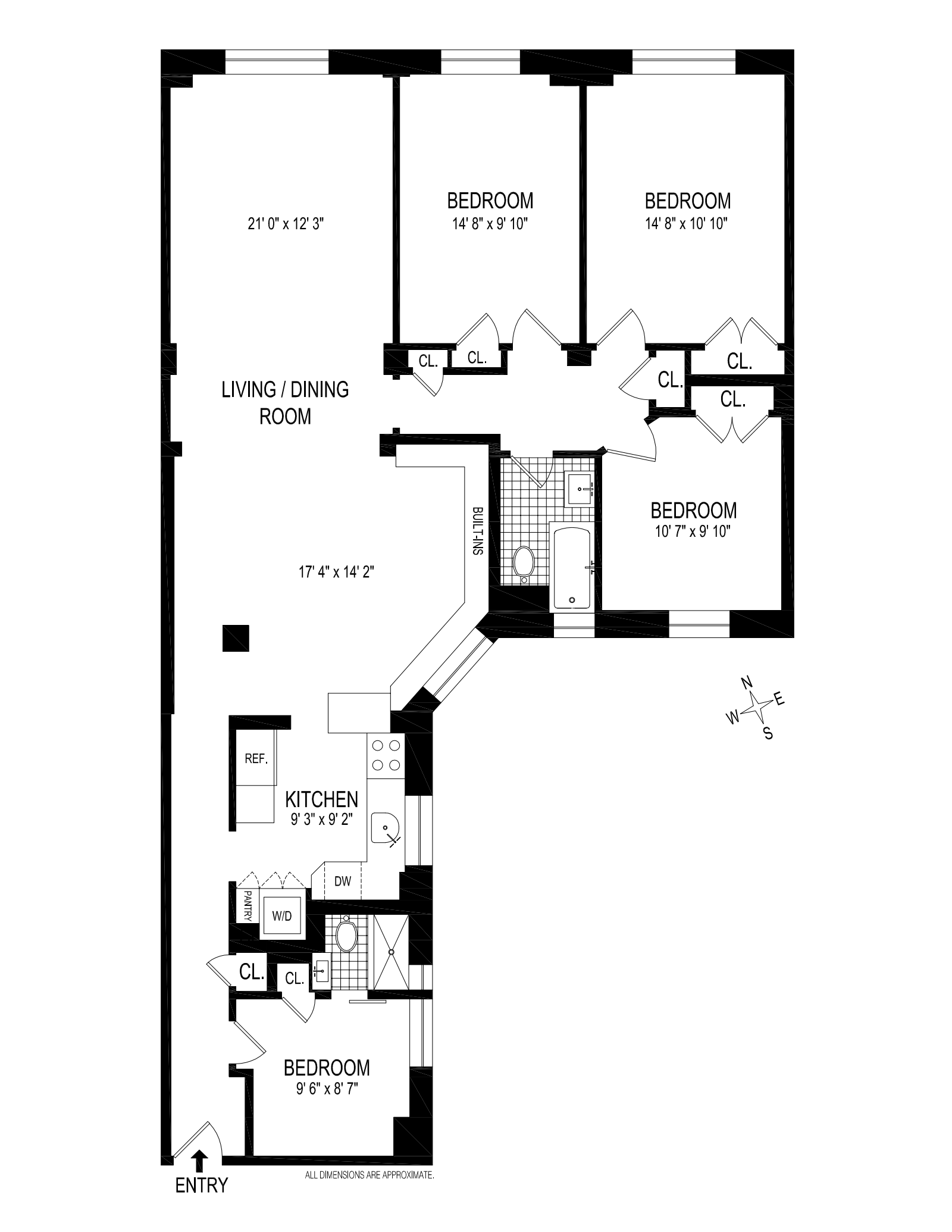 Floorplan for 536 West 111th Street, 27