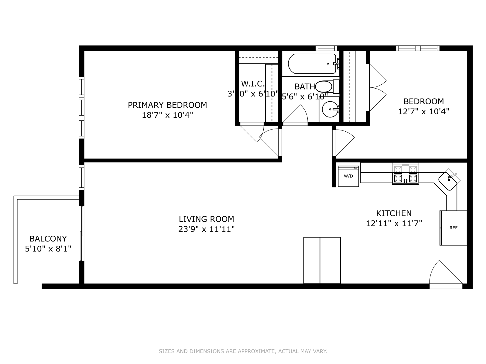 Floorplan for 115 Dahlgren Place, 2A