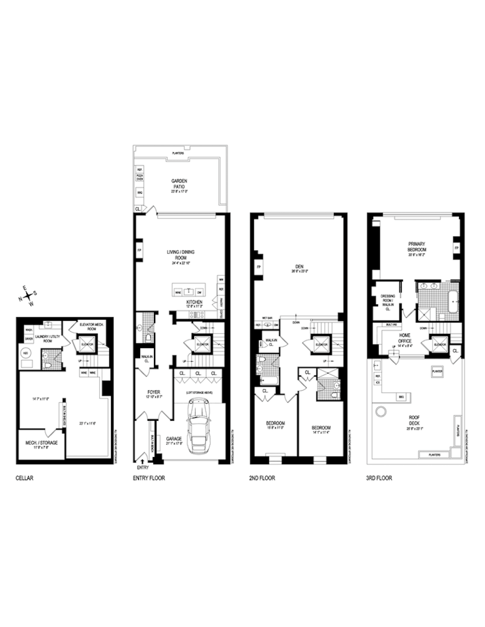 Floorplan for 12 College Place