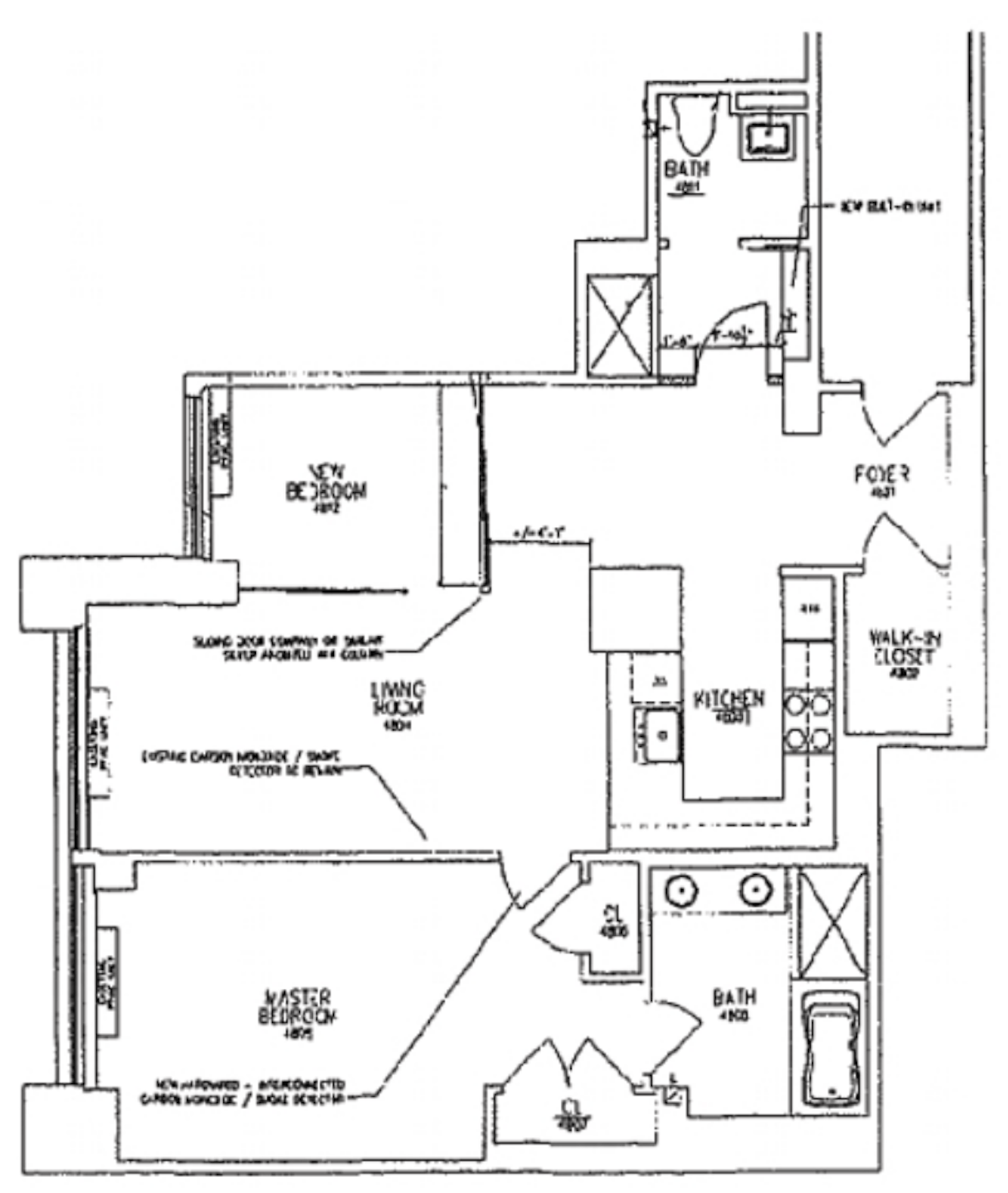 Floorplan for 322 West 57th Street, 48P