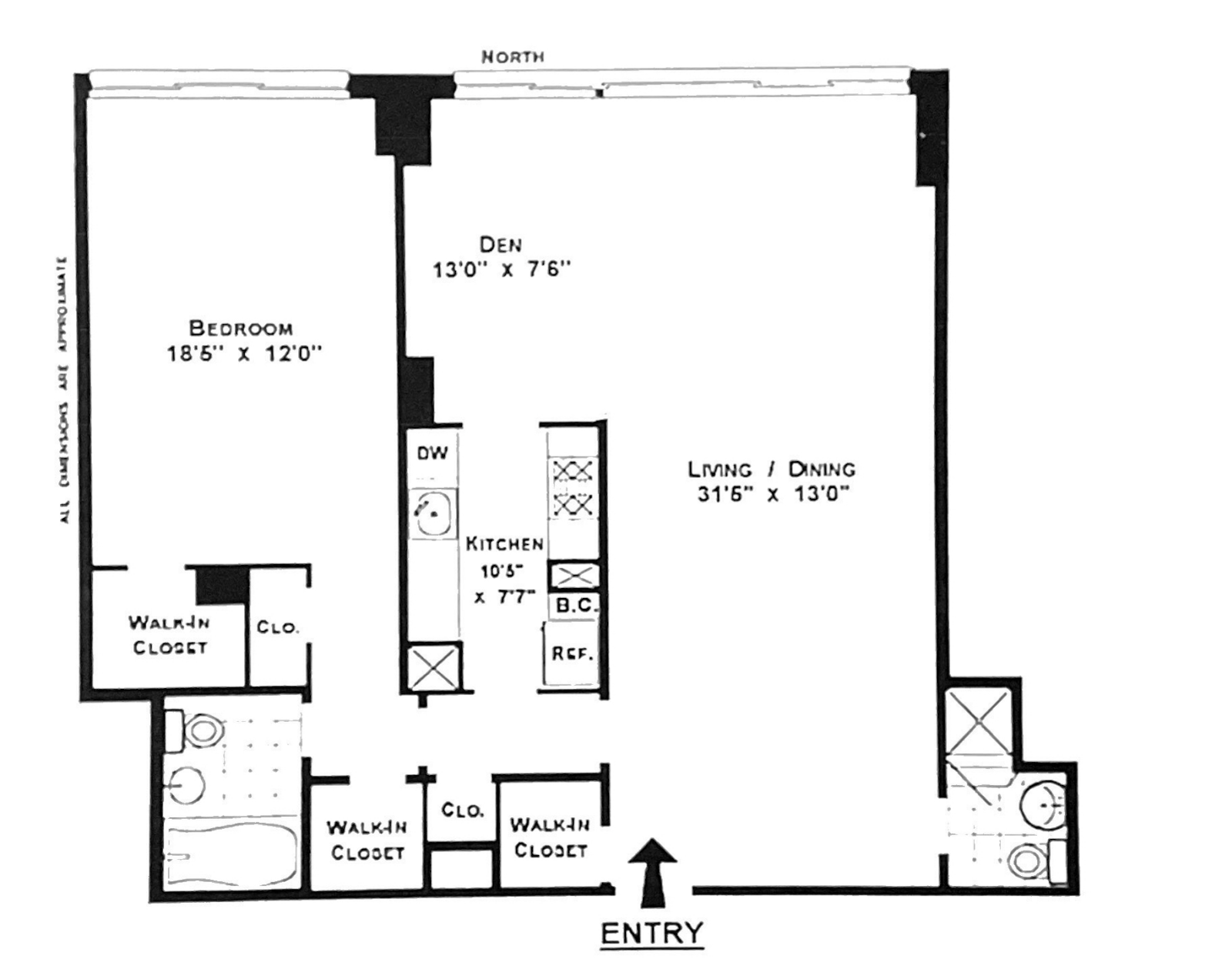 Floorplan for 530 East 72nd Street, 16B