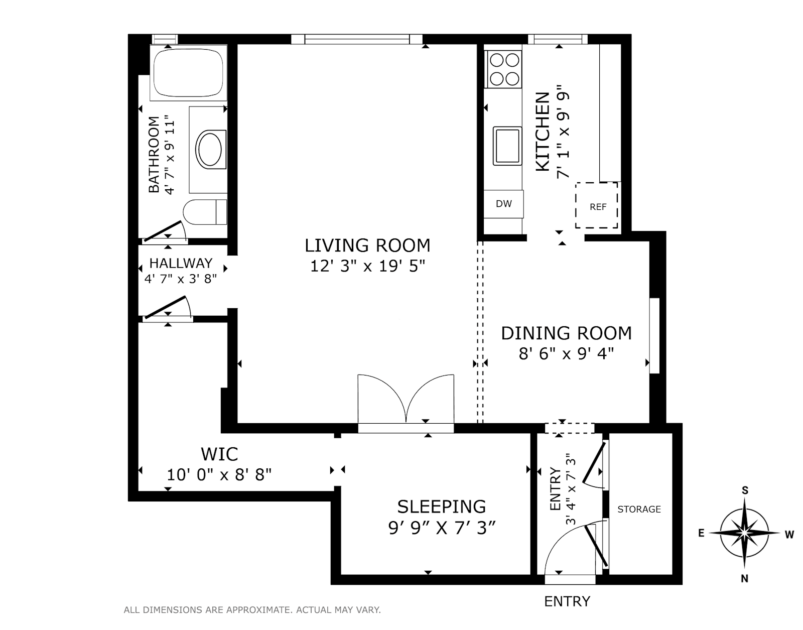 Floorplan for 77 -35 113th Street, 1E