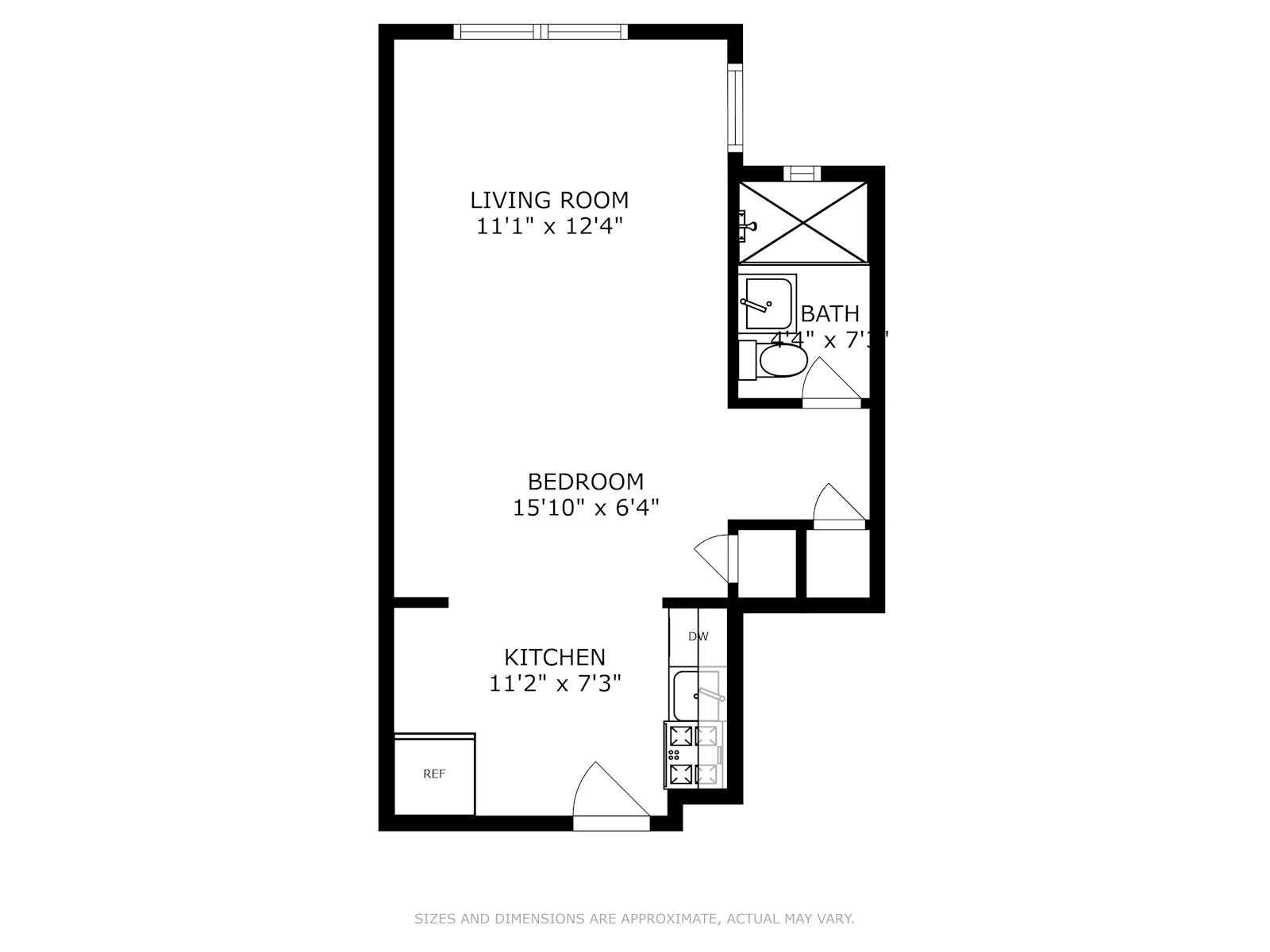 Floorplan for 110-20 71st Avenue, 317