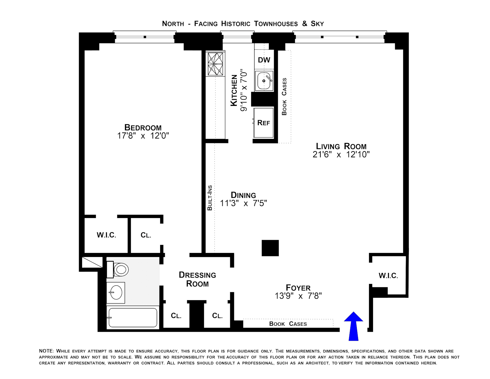 Floorplan for 11 Riverside Drive, 8CW
