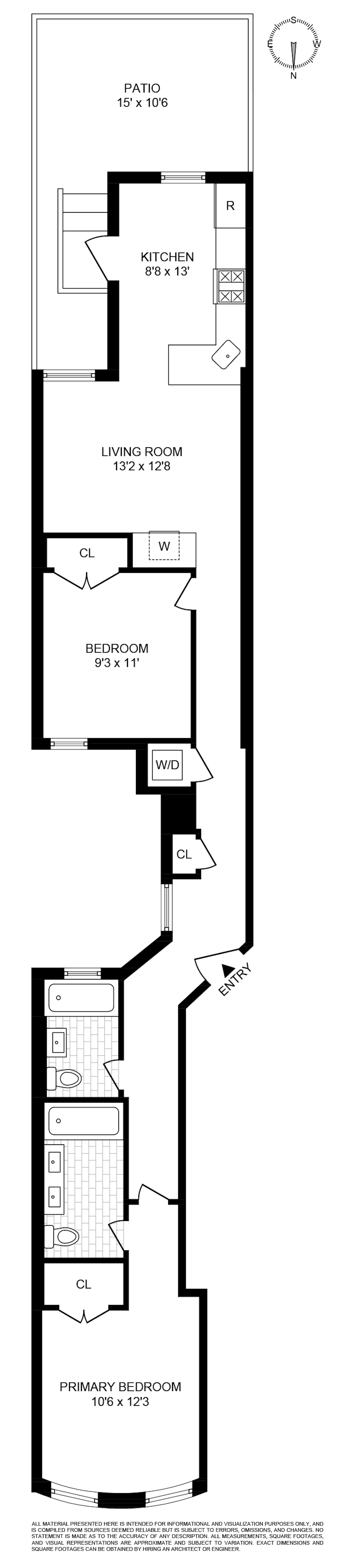 Floorplan for 790 St Johns Place, 1A