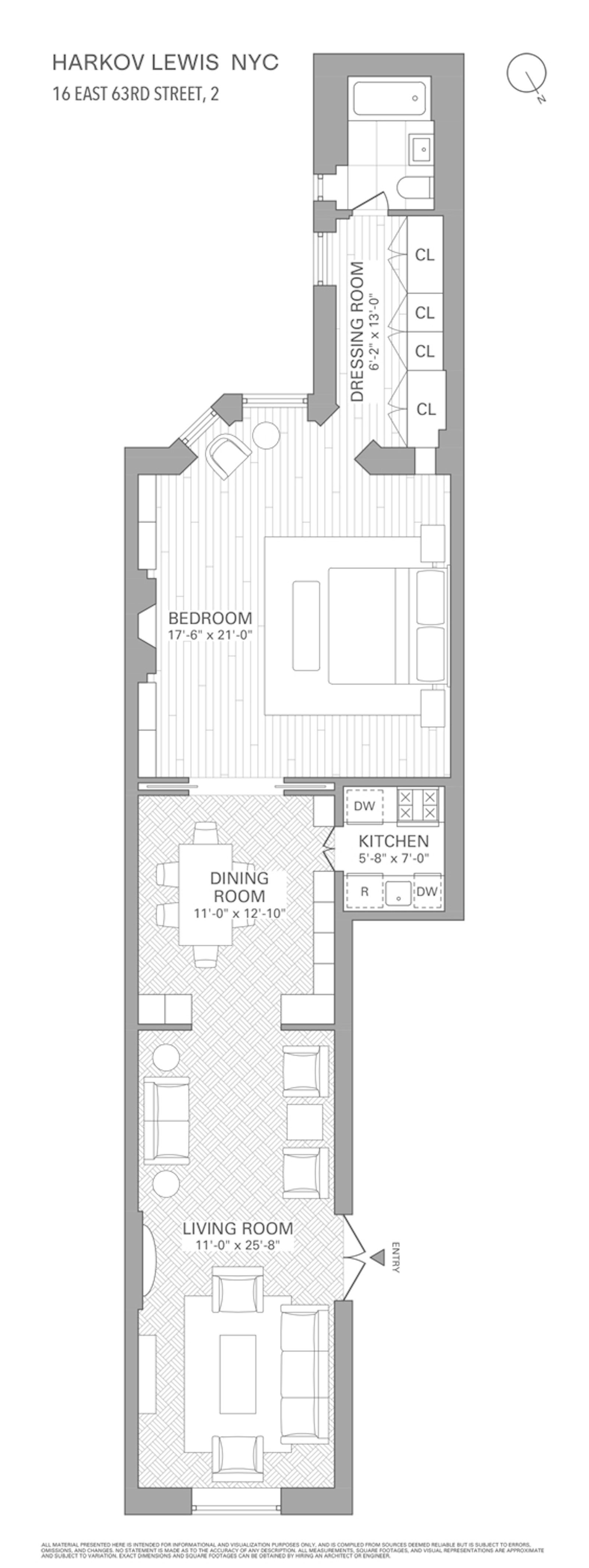 Floorplan for 16 East 63rd Street, 2