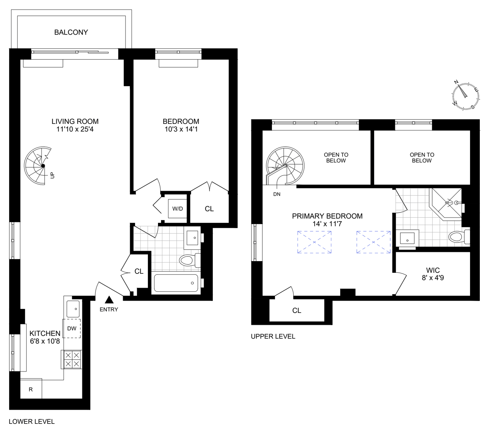 Floorplan for 423 95th Street, 3F