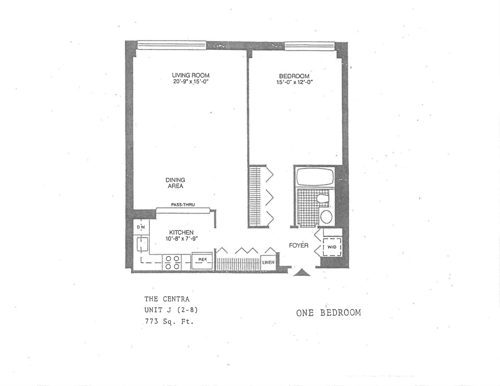 Floorplan for 100 West 89th Street, 4J