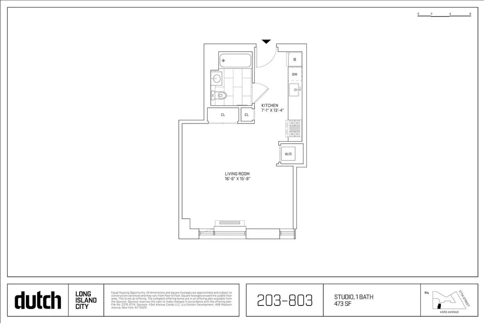 Floorplan for 25-21 43rd Ave, 303