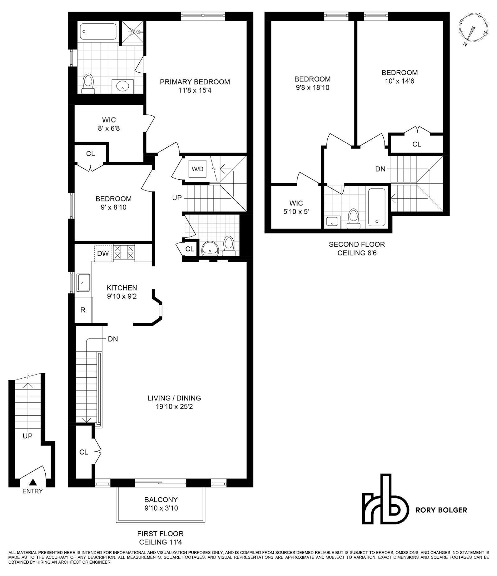 Floorplan for 956 79th Street, 3B