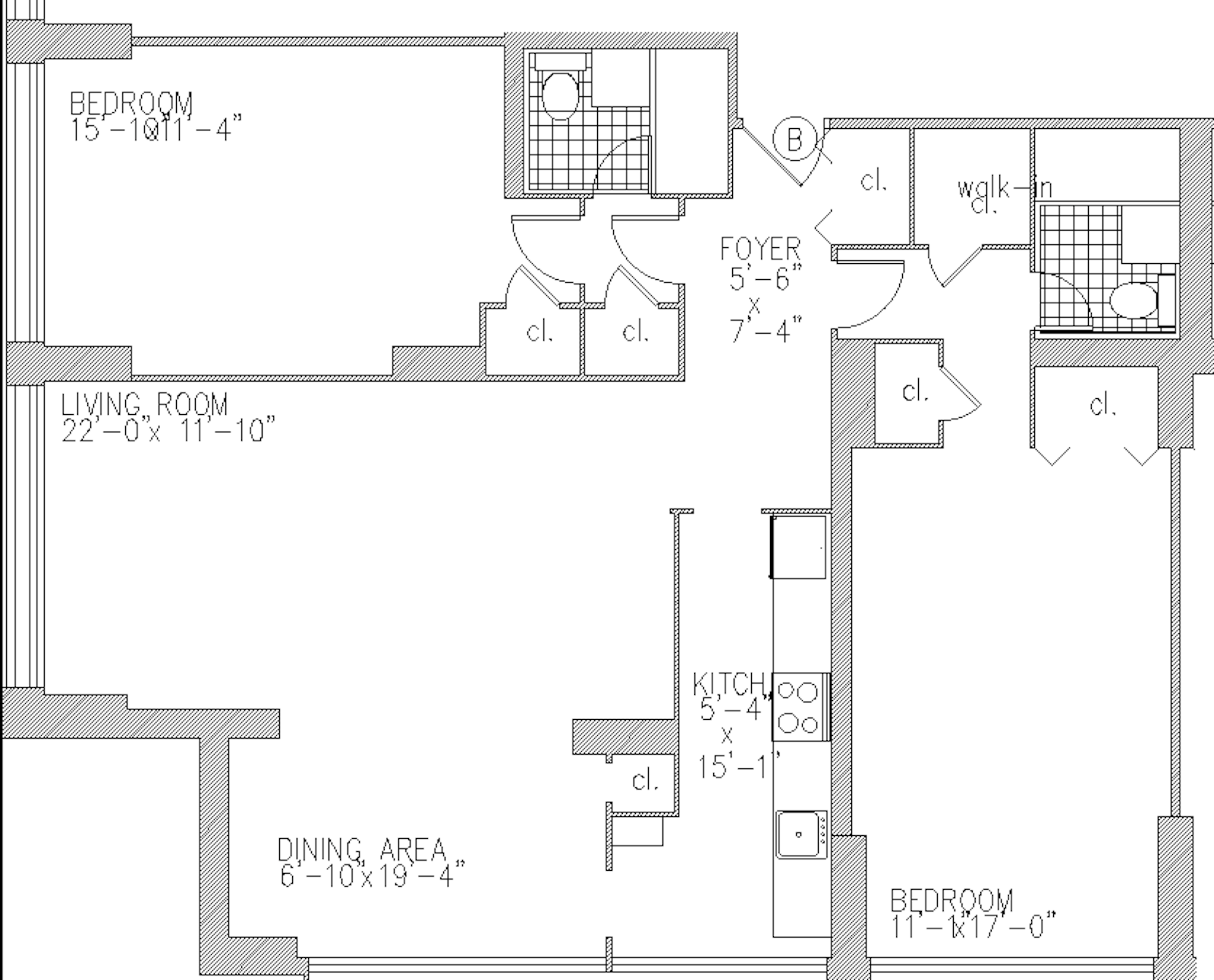 Floorplan for 444 East 82nd Street, 24B