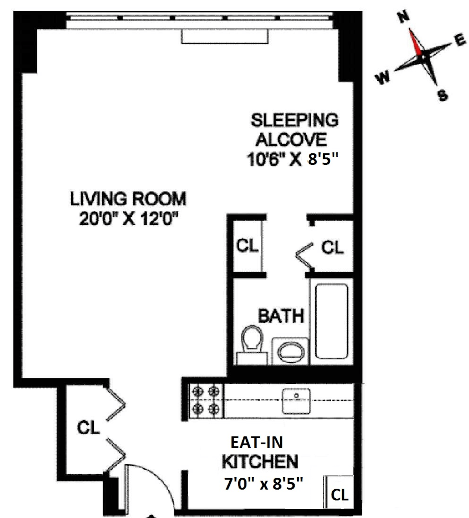 Floorplan for 430 West 34th Street, LE
