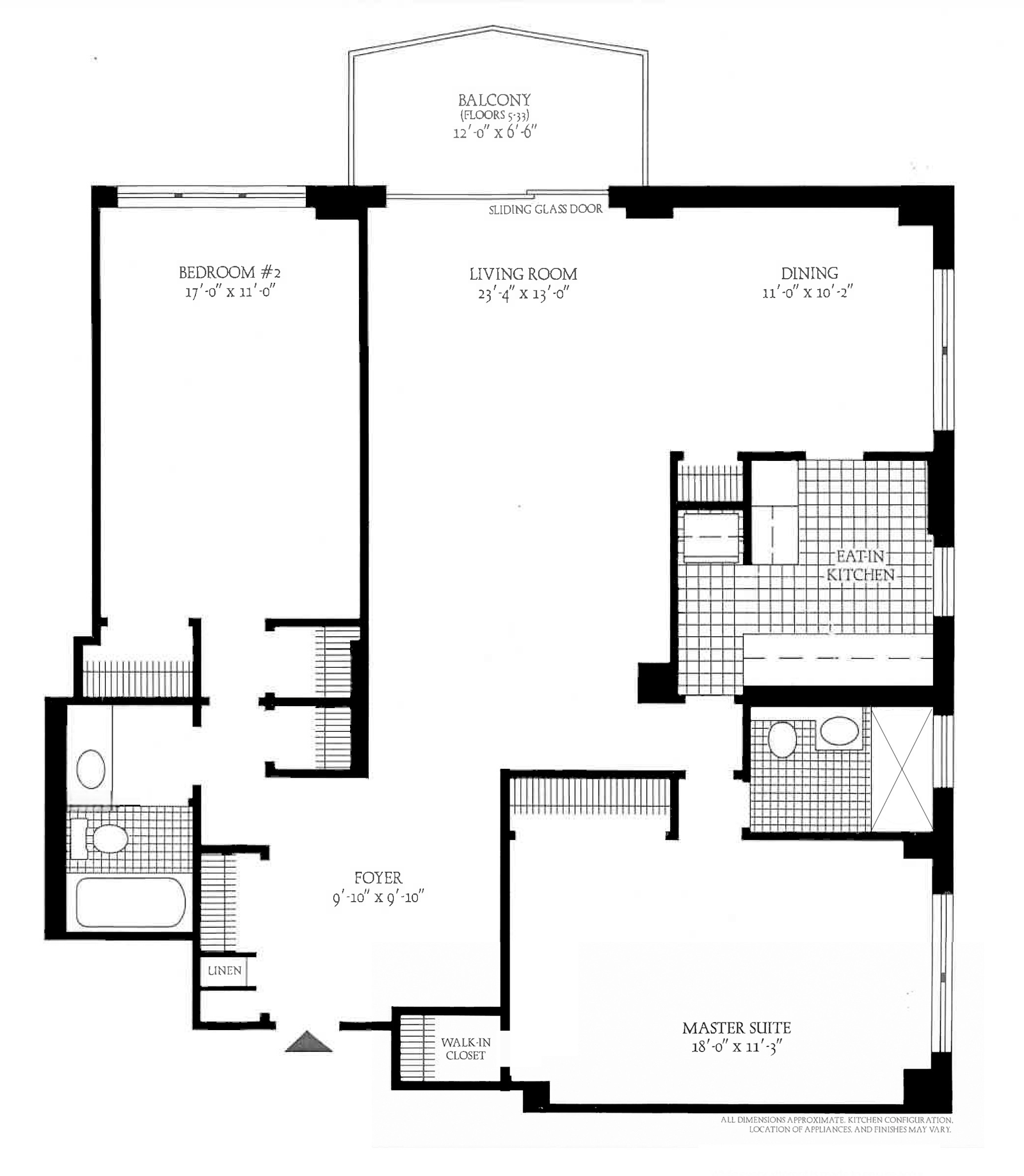Floorplan for 300 East 40th Street, 10K