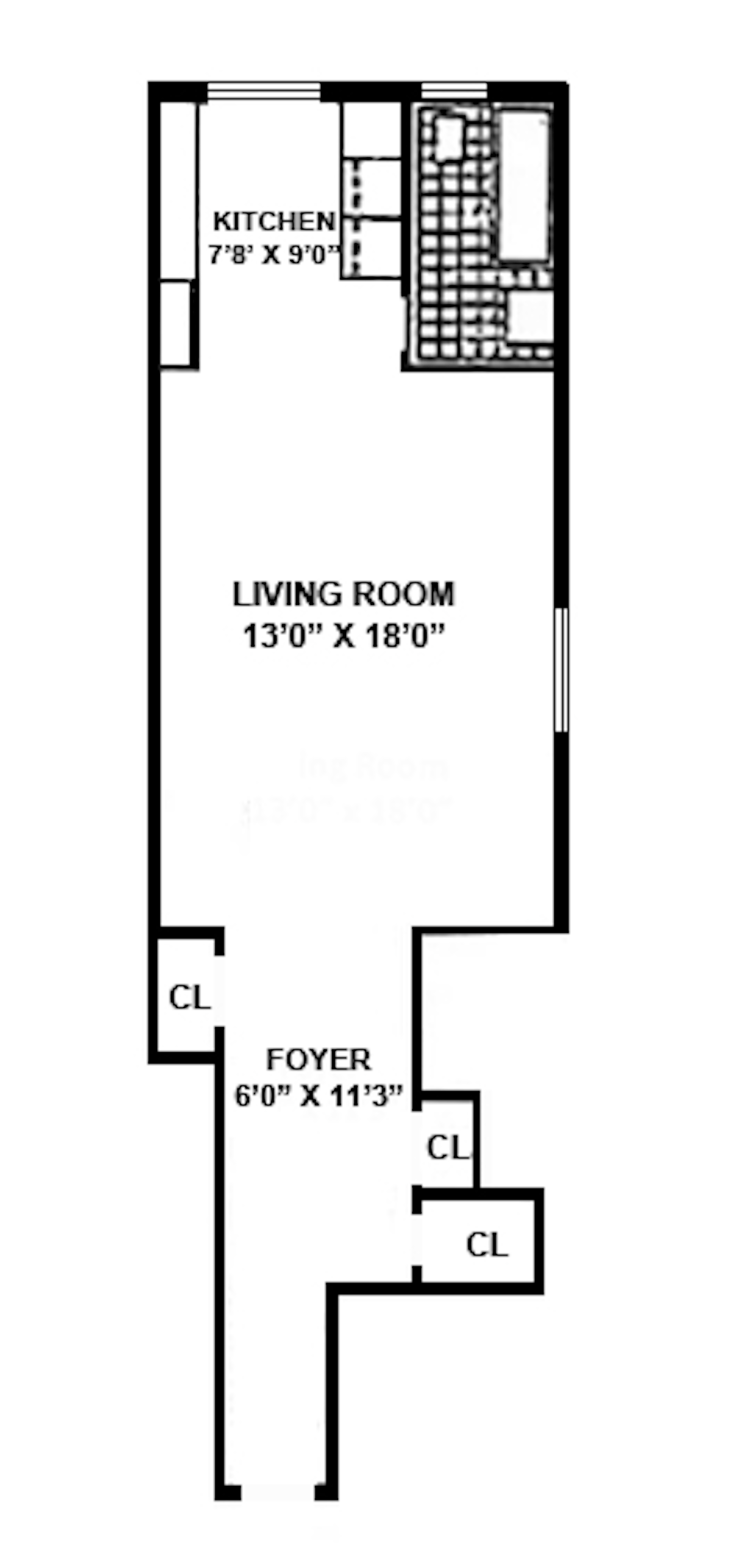 Floorplan for 349 East 49th Street