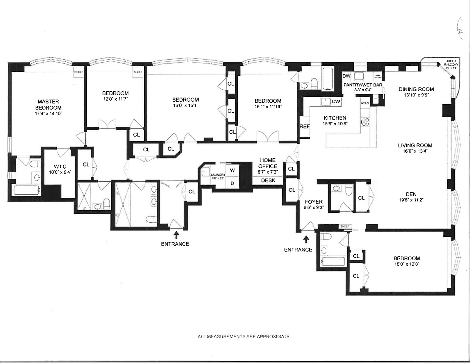 Floorplan for 203 East 72nd Street, 20BC
