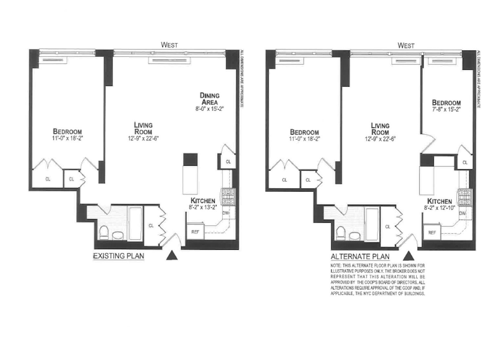 Floorplan for 15 West 72nd Street, 8A