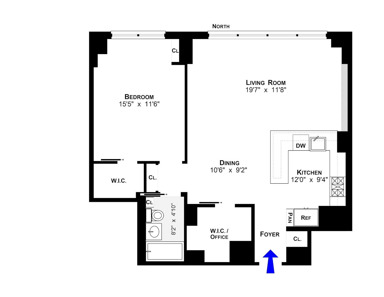Floorplan for 142 West End Avenue, 2L