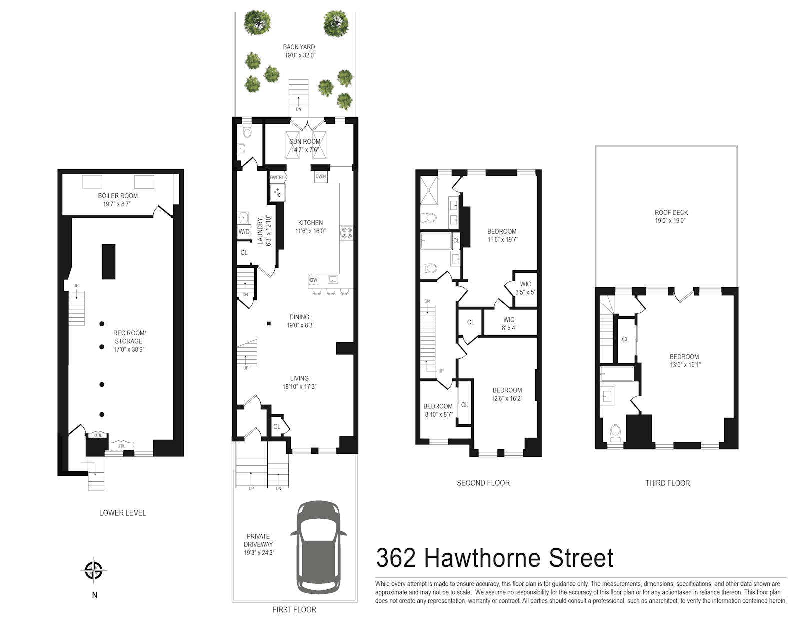 Floorplan for 362 Hawthorne Street