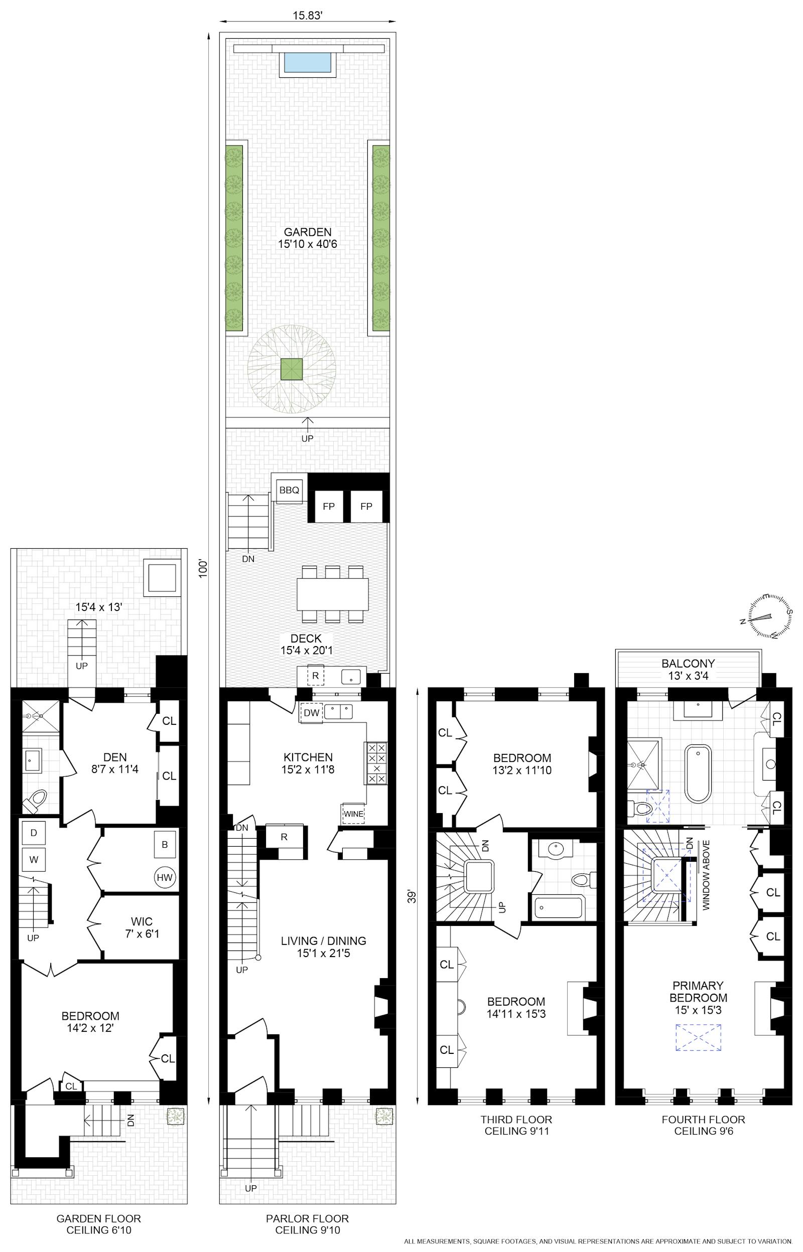 Floorplan for 1215 Park Avenue