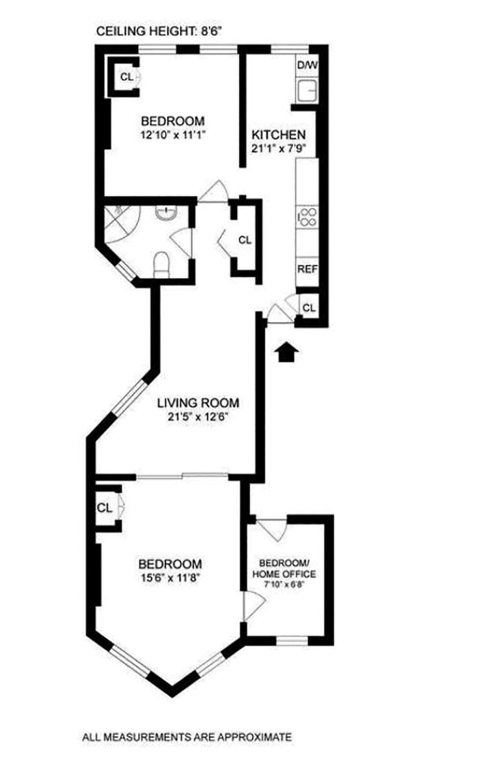 Floorplan for 219 27th Street, 3