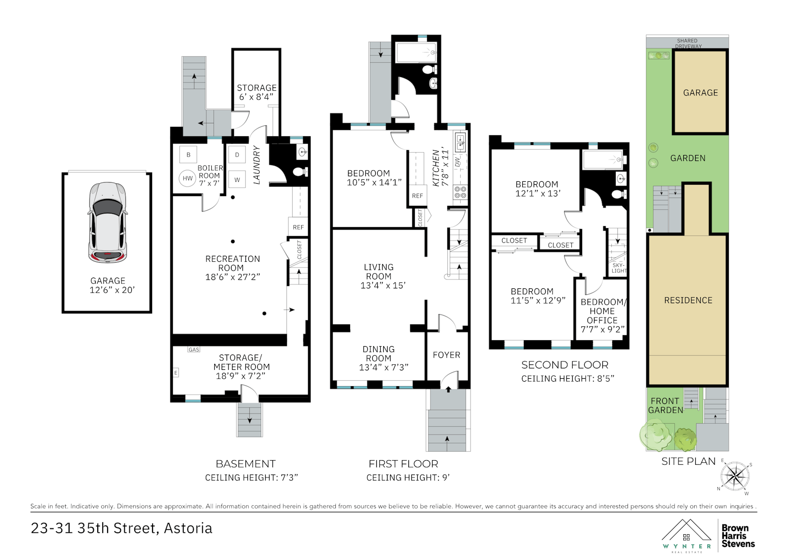 Floorplan for 23 -31 35th Street